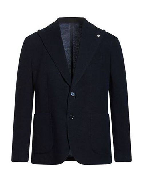 L. b.m. 1911 Man Blazer Midnight blue Size 46 Cashmere, Polyamide, Polyester, Wool