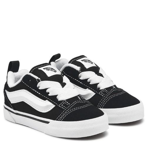 Kids' Knu Skool Slip On Sneaker Toddler Shoes (Black/True White)