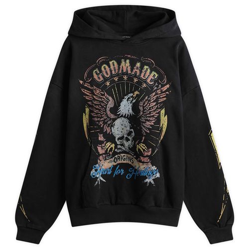 Men's Origins Hoodie in Washed Black