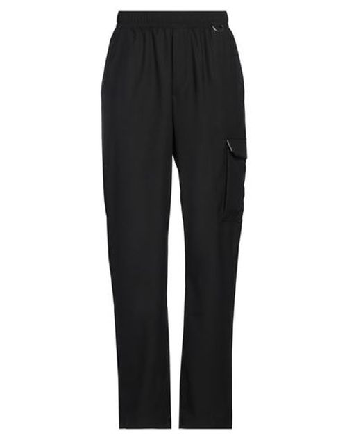 Family First Milano Man Pants Black Size M Polyester, Viscose, Wool, Elastane