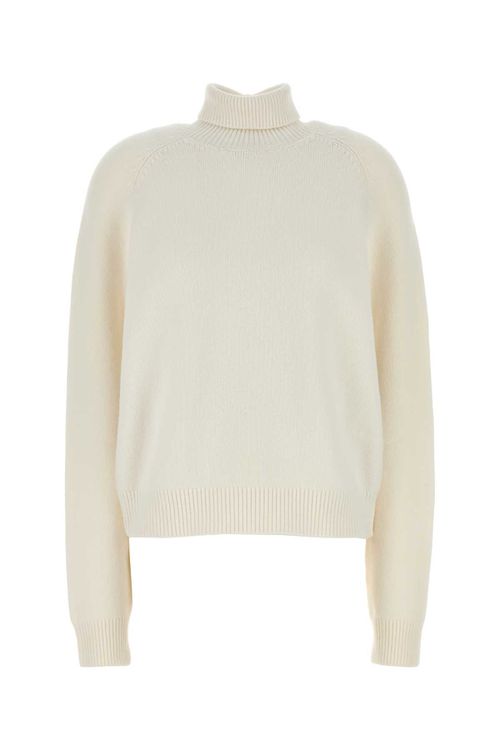 White Cashmere Blend Sweater