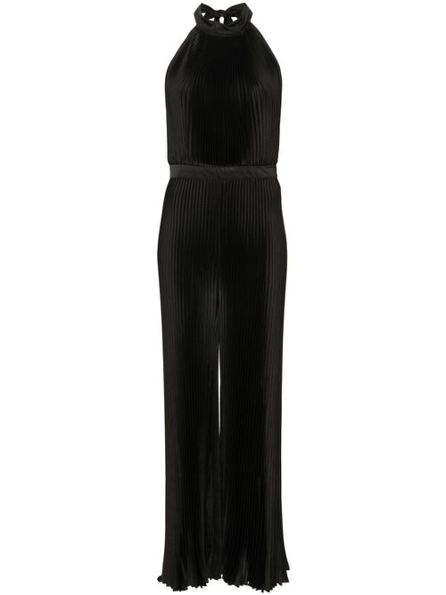 Cinema plissé jumpsuit - Black