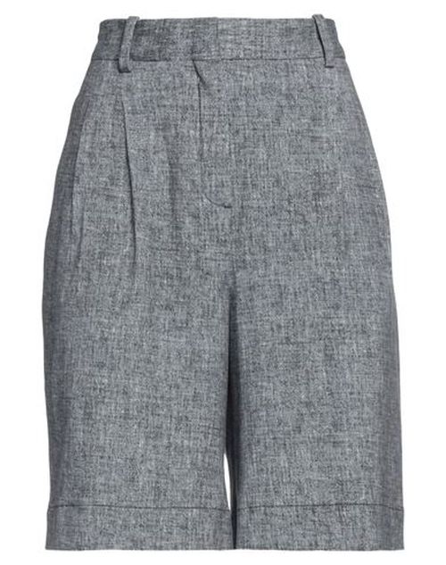 Woman Shorts & Bermuda Shorts Navy Size 10 Cotton, Elastane
