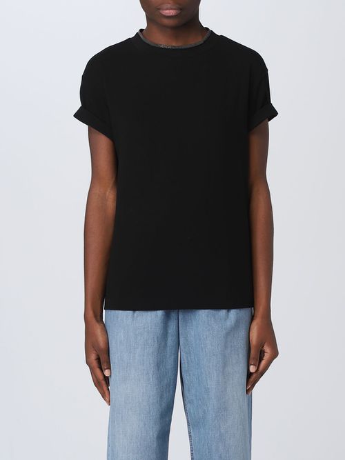 Top Woman color Black