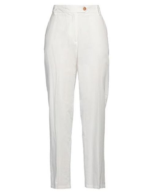 Woman Pants White Size 4 Cotton
