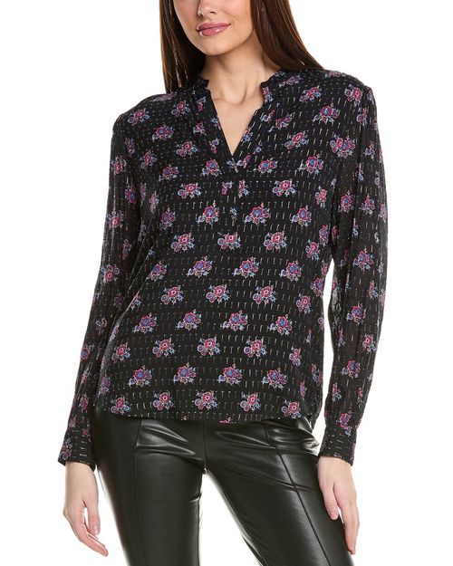 The Akari Silk-Blend Blouse