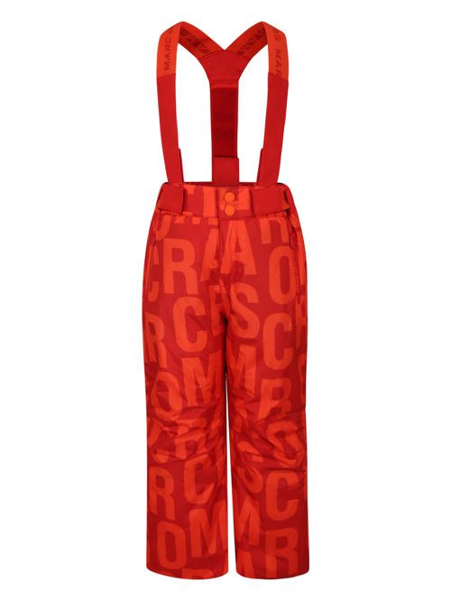 Logo-print ski trousers - Red