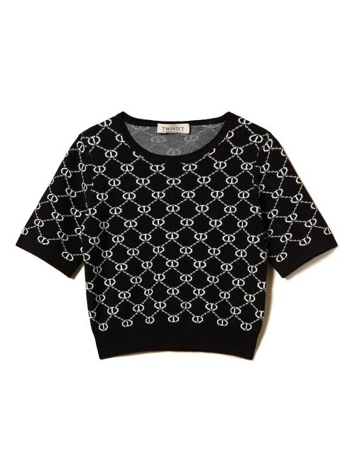 Knitted T-shirt - Black