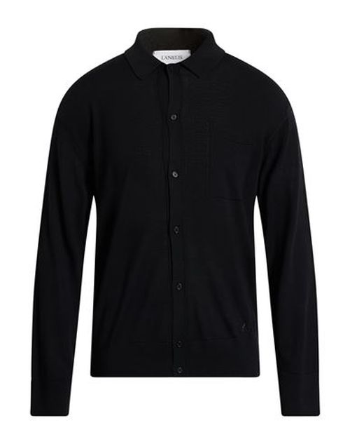 Man Cardigan Black Size 42 Virgin Wool, Cashmere