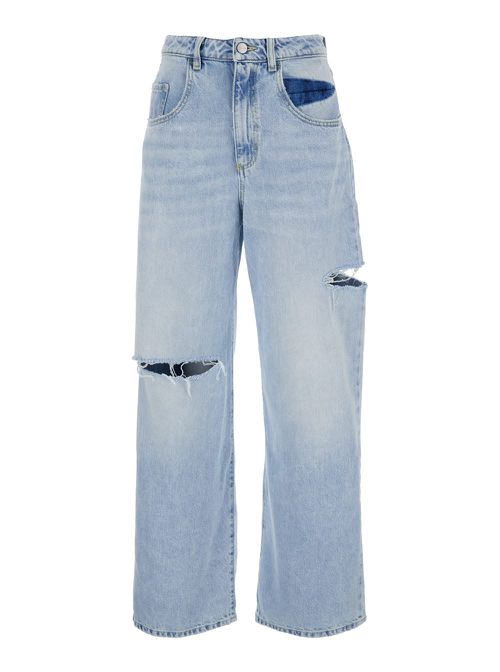 Poppy Wide Leg Jean Medium Rise