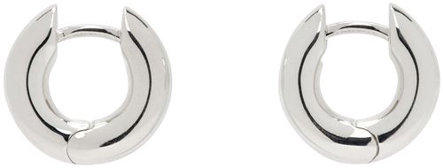 Sophie Buhai Silver Medium Bagel Hoop Earrings