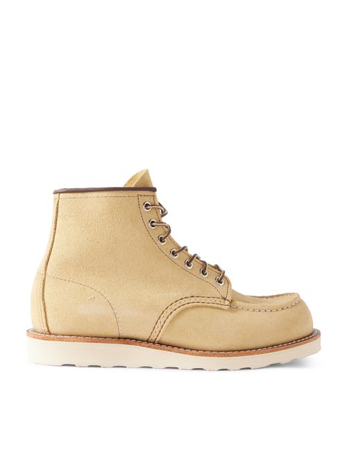 8833 Classic Moc Brushed-Leather Lace-Up Boots