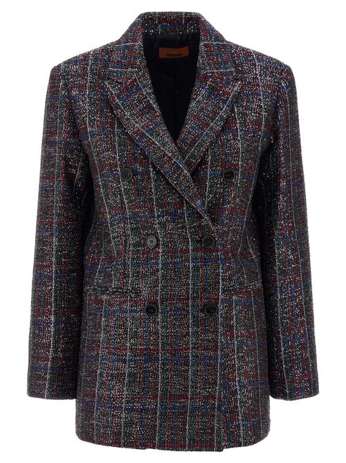 Sequin Tartan Blazer
