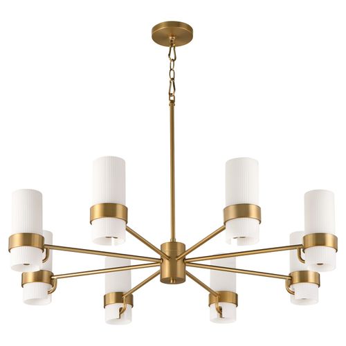 Brushed Brass Chandelier from the Sojourn Collection
