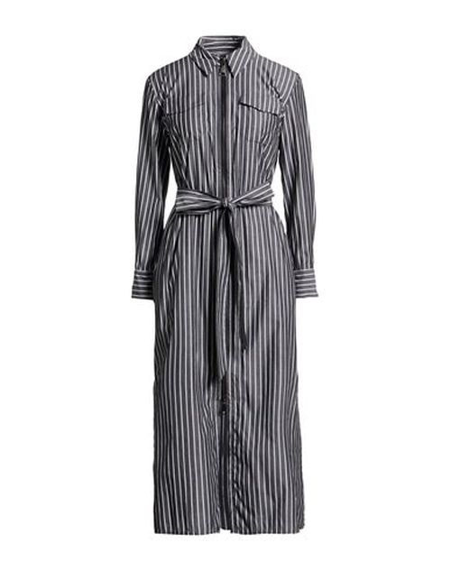Woman Midi dress Charcoal Size XS Cotton