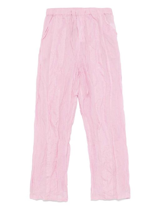 Christopher Esber crushed multi-panelled trousers - Pink