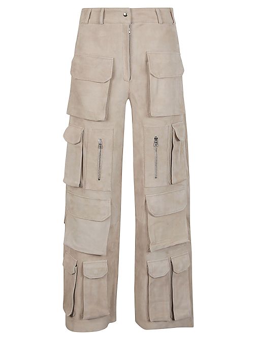 Fermas.Club Women's Suede Cargo Trouser