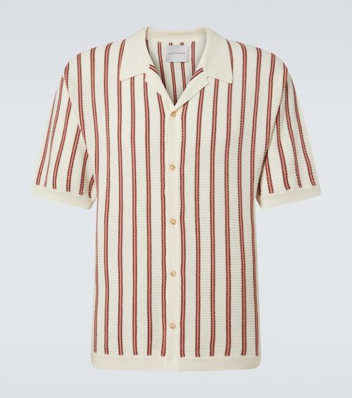 Striped wool shirt