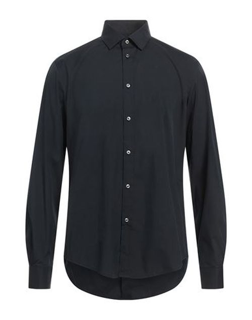 Man Shirt Midnight blue Size 15 ¾ Cotton, Polyamide, Elastane