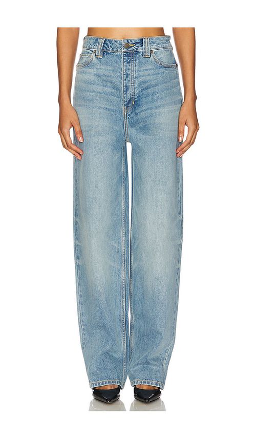 Fear of God ESSENTIALS Straight Leg Jeans in Denim-Light