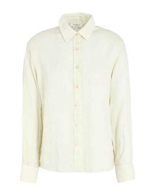 Woman Shirt Light green Size S Linen