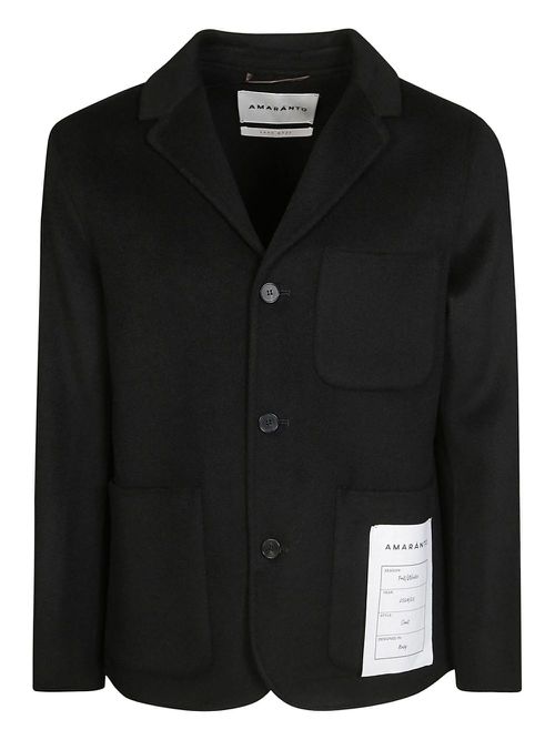 Amaranto single-breasted blazer - Black
