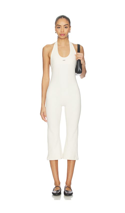 437 x REVOLVE The Halter Onesie in Cream. L. Also in M