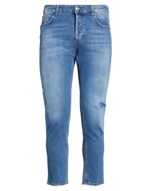 Man Jeans Blue Size 30 Cotton, Elastane