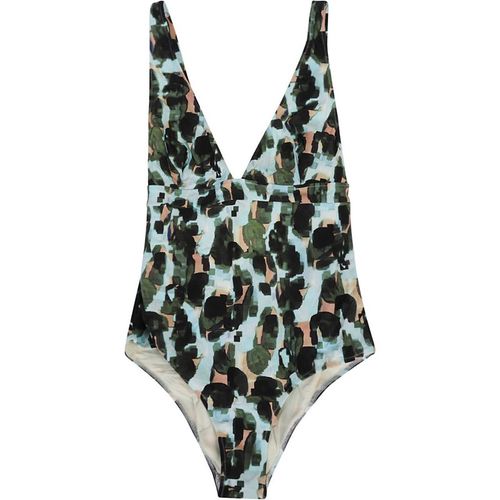 Feel Me Fab Crossy Printed One Piece Swimsuit