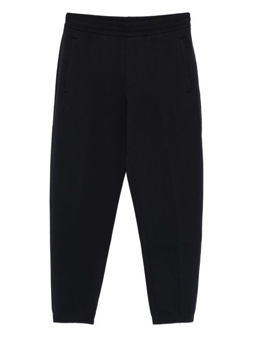 Logo Cotton Joggers — Black