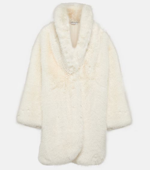 Faux fur coat