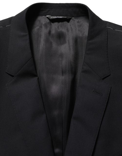 Virgin Wool Blazer — Black