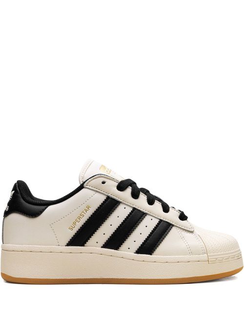 아디다스 여성 Superstar XLG "Cream White/Core Black/Gum" sneakers ID5698