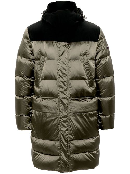 Hooded padded parka - Green