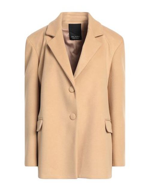Yes London Woman Blazer Camel Size 6 Polyester, Viscose
