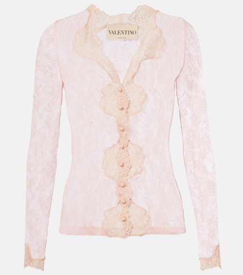 Floral sheer lace cardigan