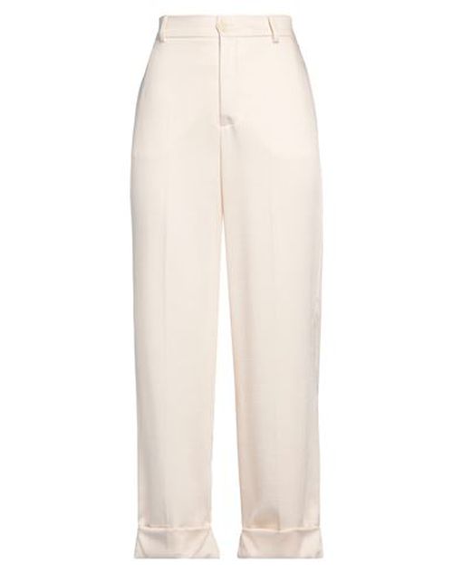Woman Pants Ivory Size 27 Viscose, Polyester, Elastane