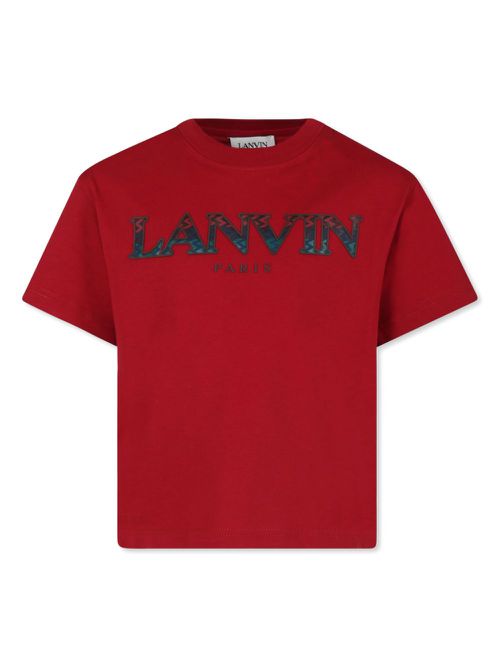 Logo-embroidered crew-neck T-shirt