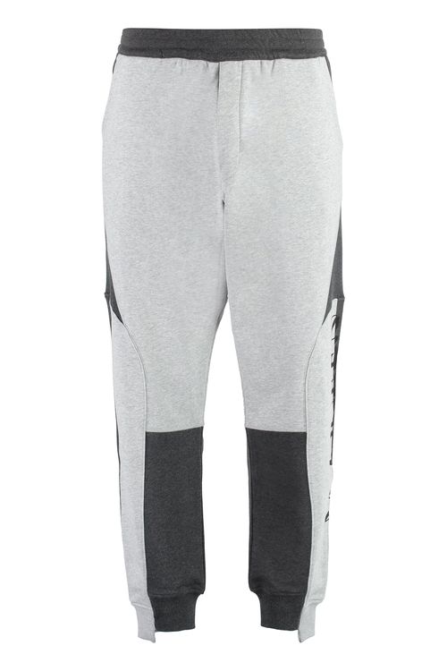 Logo Printed Colourblock Track Pants