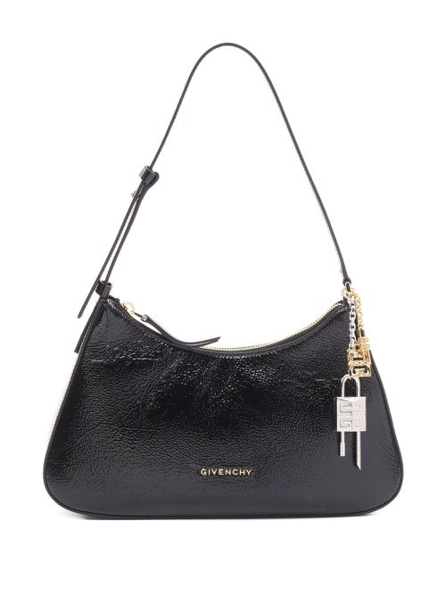 2020s leather shoulder bag - Black