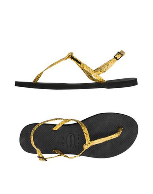 Hav. You Riviera Croco Woman Thong sandal Yellow