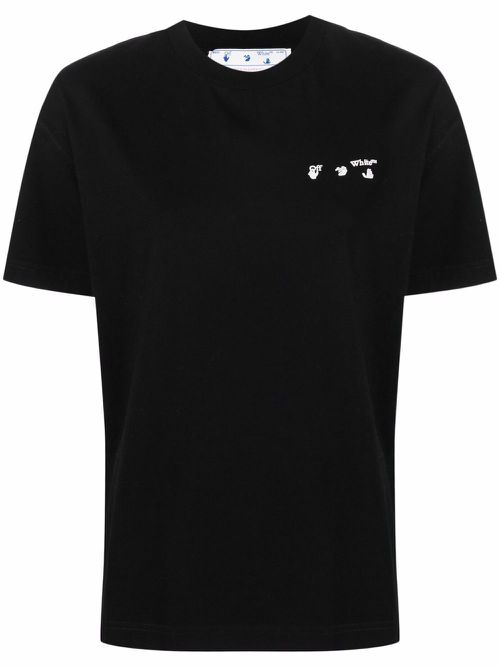 Logo-print T-shirt - Black