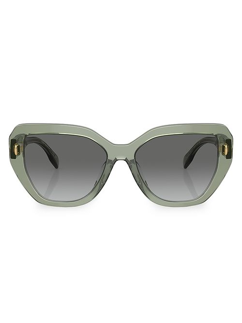 Women's Miller 55MM Oversized Cat-Eye Sunglasses - Grey