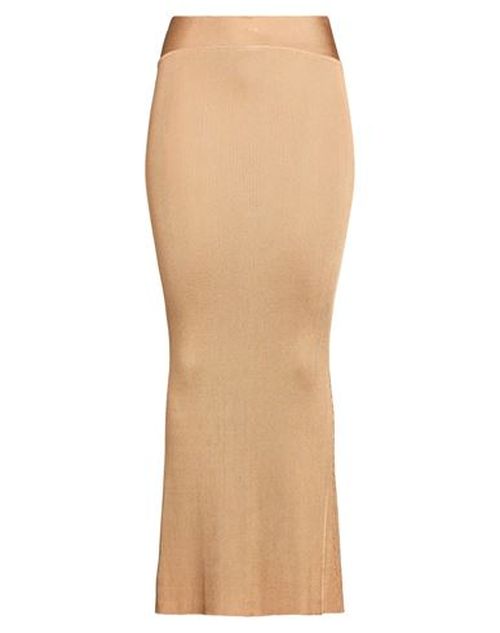 Woman Maxi skirt Apricot Size S/M Viscose