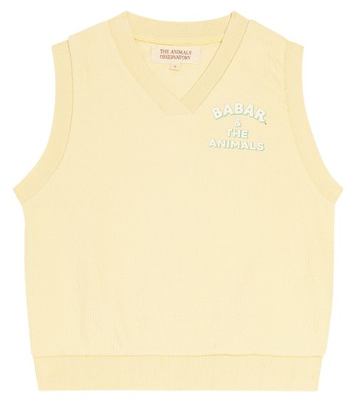 X Babar cotton sweater vest