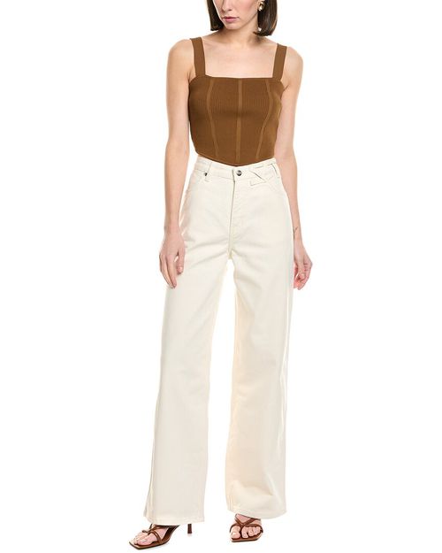 X Wrangler The Loose Cream Wide Leg Jean