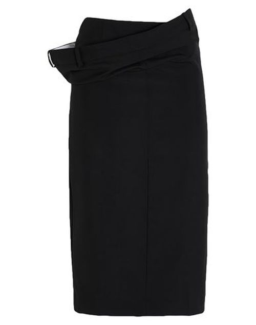 Woman Midi skirt Black Size 0 Virgin Wool