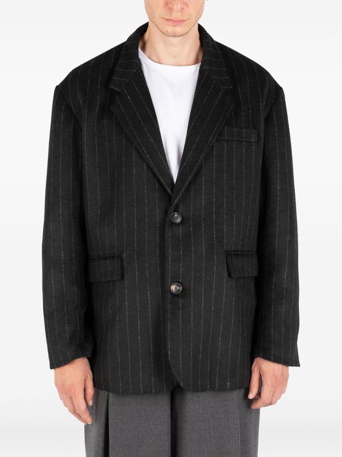 Big Mama pinstripe blazer - Grey