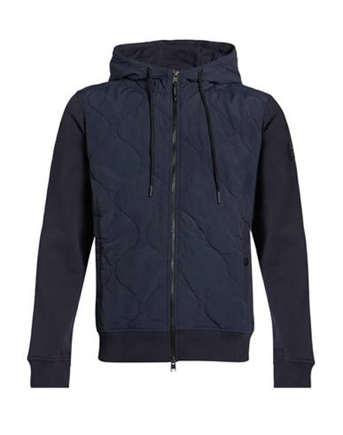 Man Jacket Navy Size S Cotton, Polyester