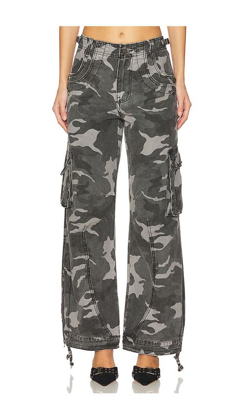 Jaded London CARGOHOSE TROOPER in Black. Größe 34. Also in
